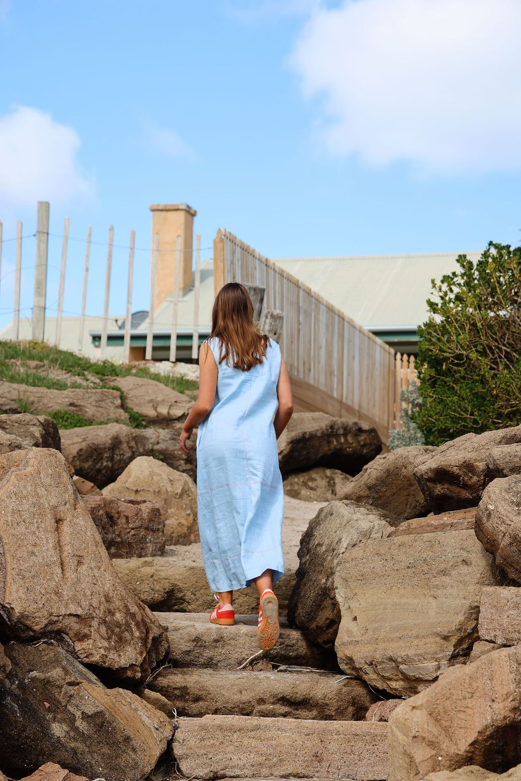 Willow Dress – Blue