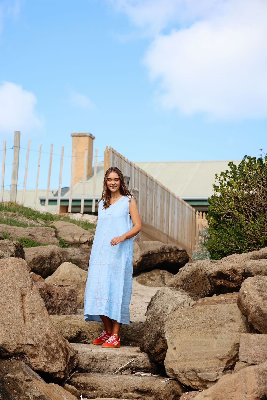 Willow Dress – Blue