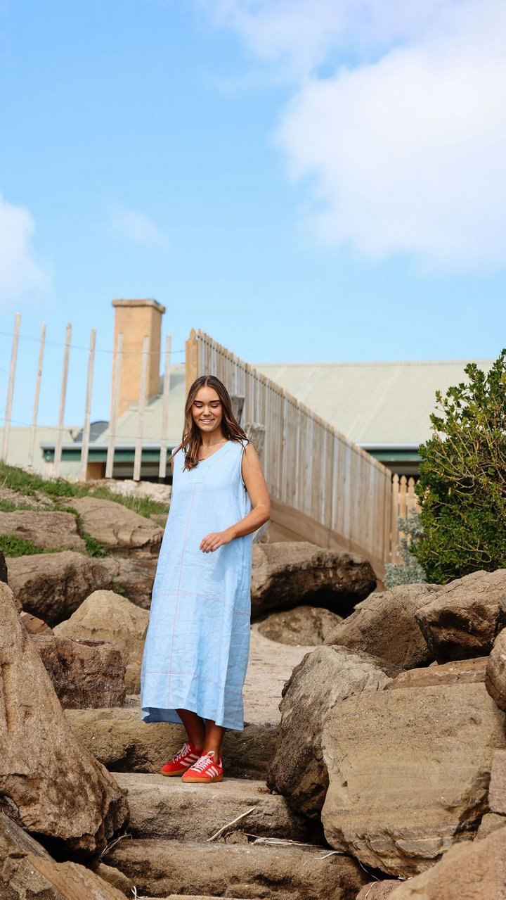 Willow Dress – Blue