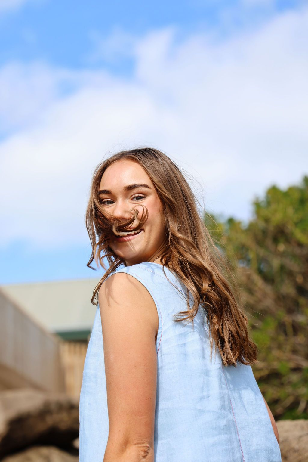 Willow Dress – Blue