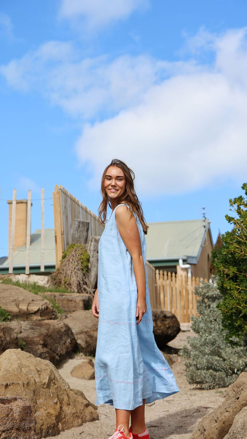 Willow Dress – Blue