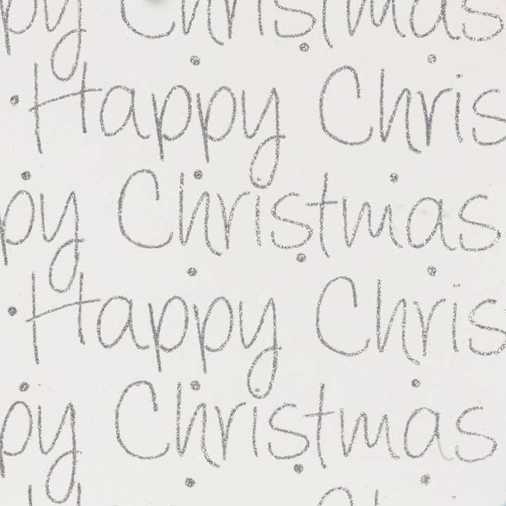 Winter Sparkle Glitter Wrapping Paper - Christmas Script