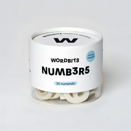 Strong Number Magnets - Bone