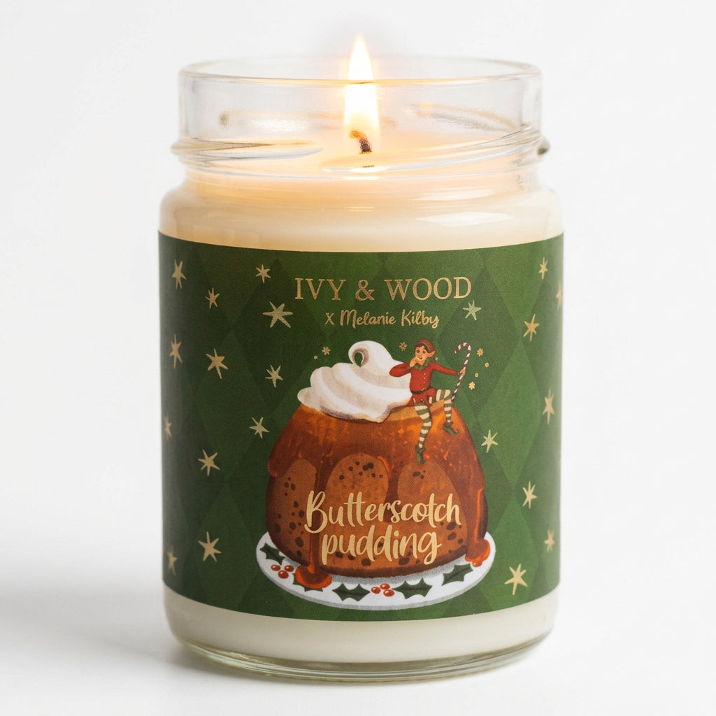 Christmas Candle – Butterscotch Pudding