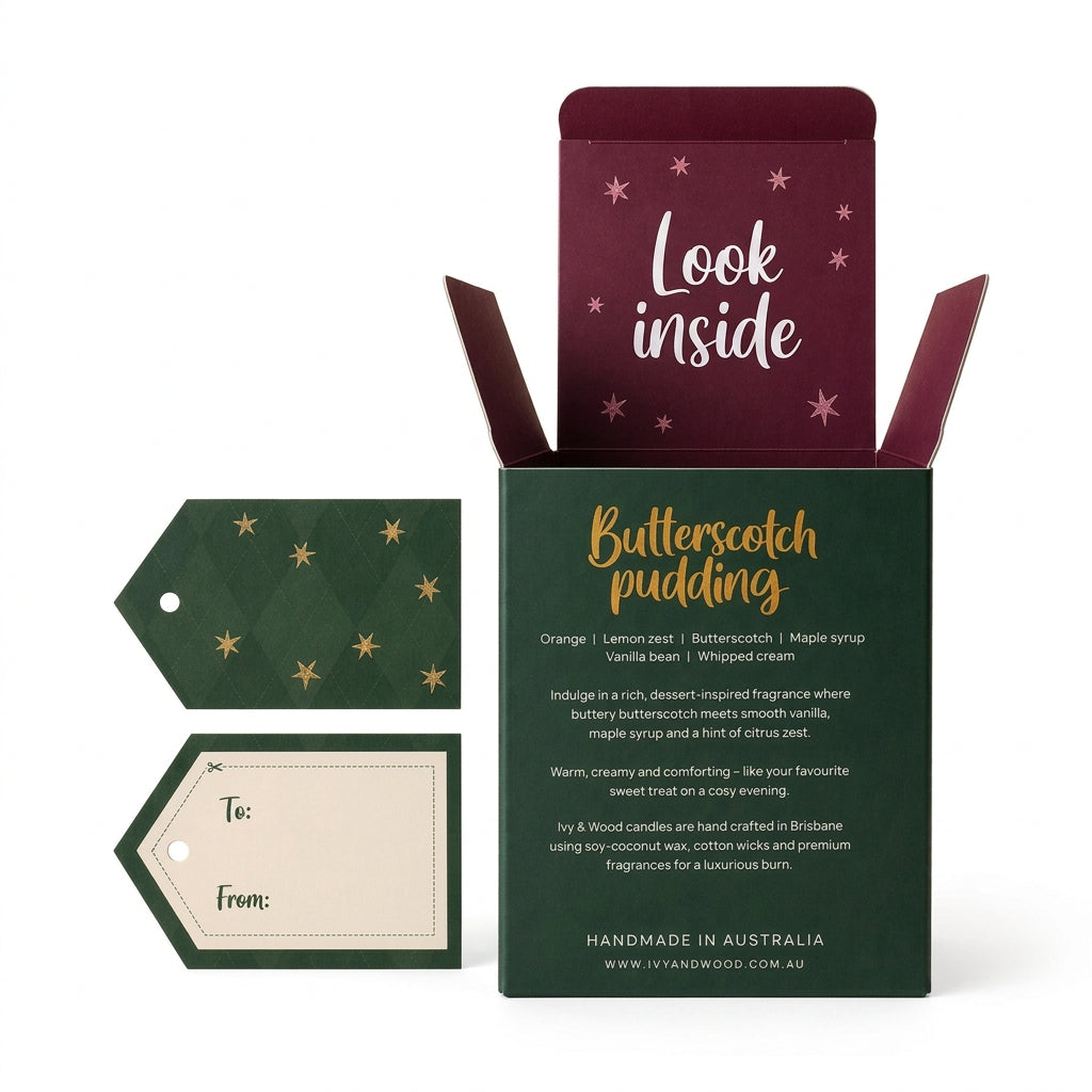 Christmas Candle – Butterscotch Pudding
