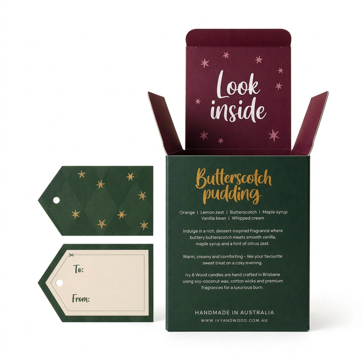 Christmas Candle – Butterscotch Pudding