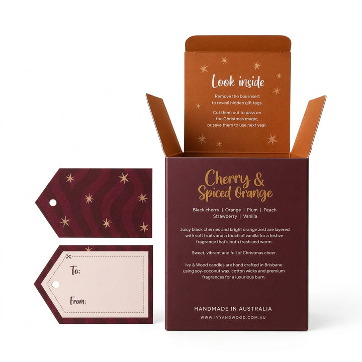 Christmas Candle – Cherry &amp; Spiced Orange