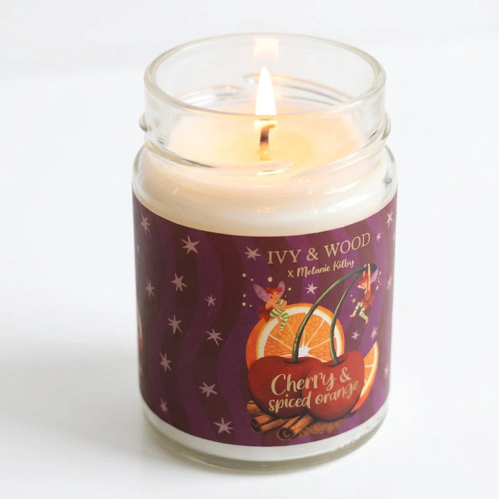 Christmas Candle – Cherry &amp; Spiced Orange