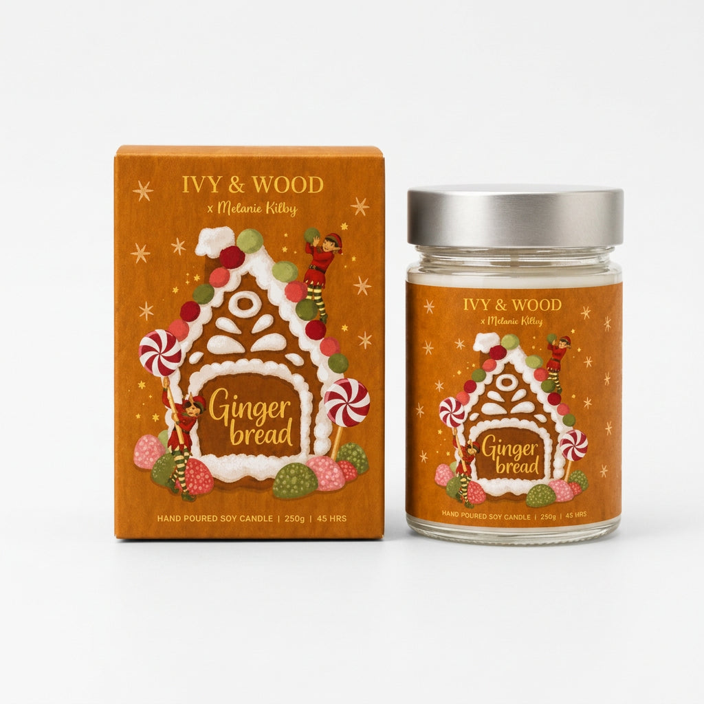 Christmas Candle – Gingerbread