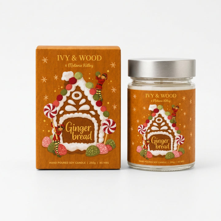 Christmas Candle – Gingerbread
