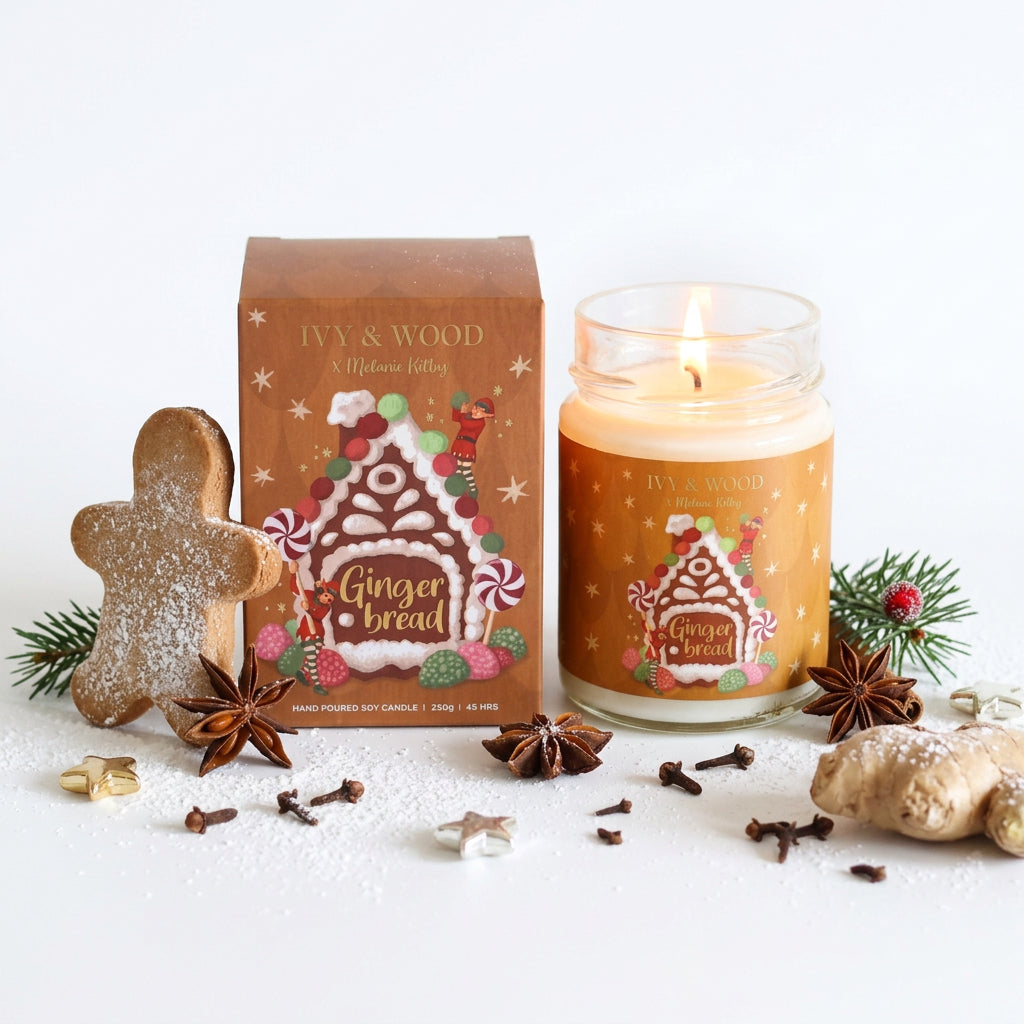 Christmas Candle – Gingerbread