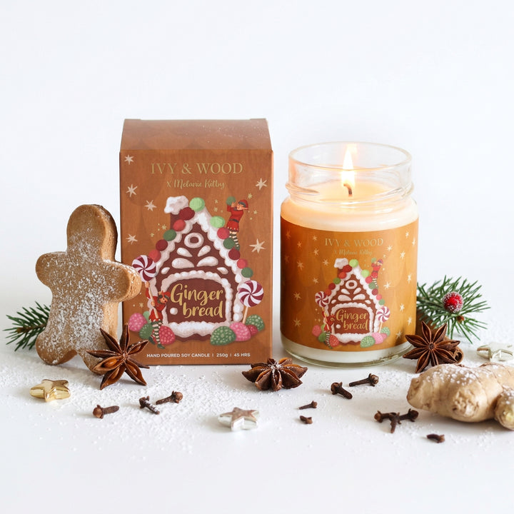 Christmas Candle – Gingerbread
