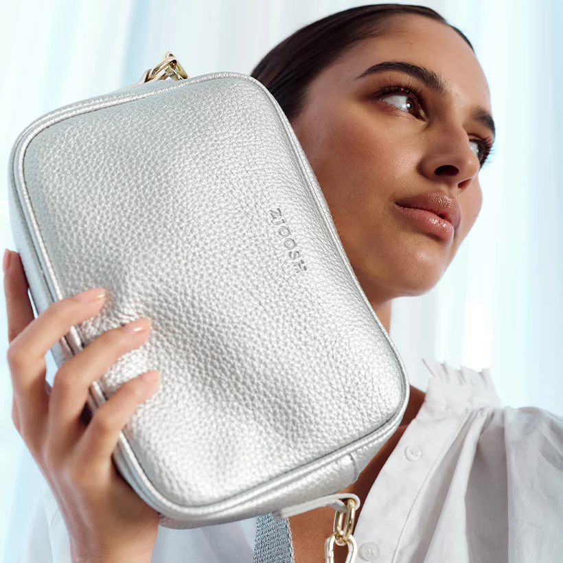 Ruby Sports Cross Body Bag - Silver