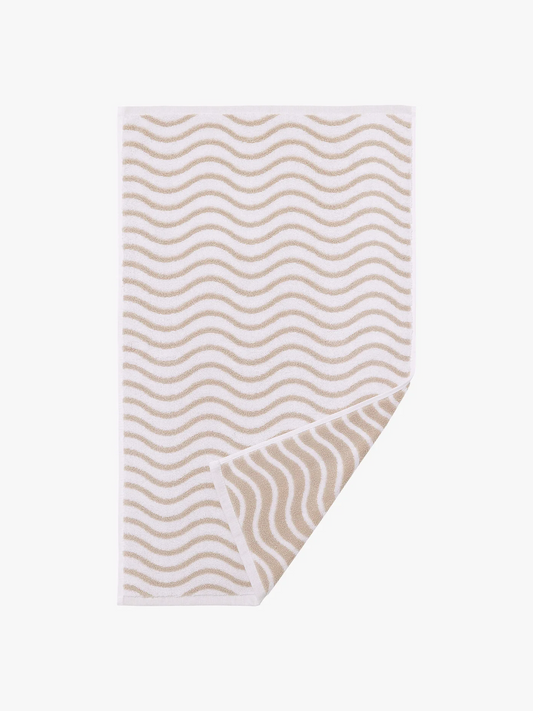 Wave Natural Hand Towel