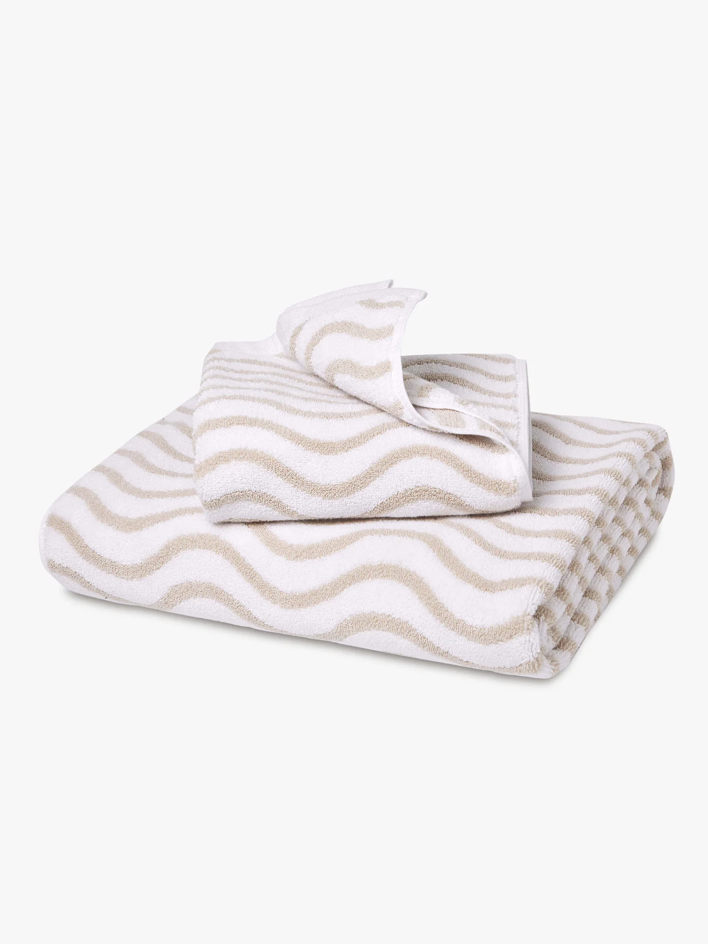 Wave Natural Hand Towel