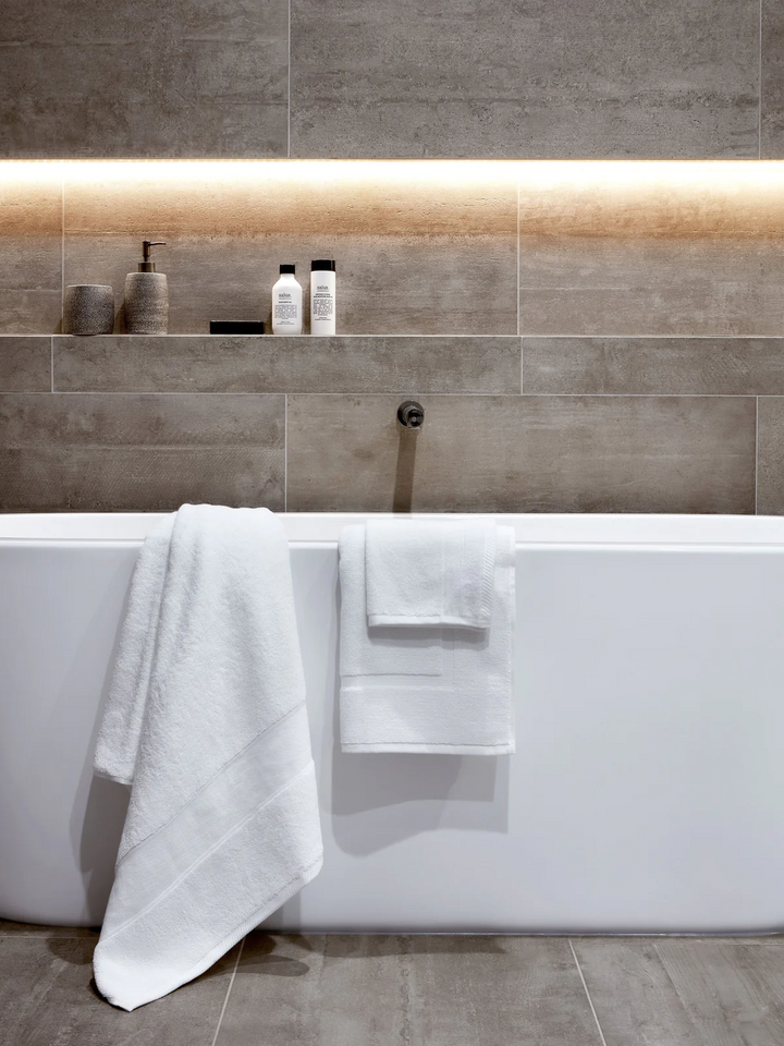Regent White Bath Mat