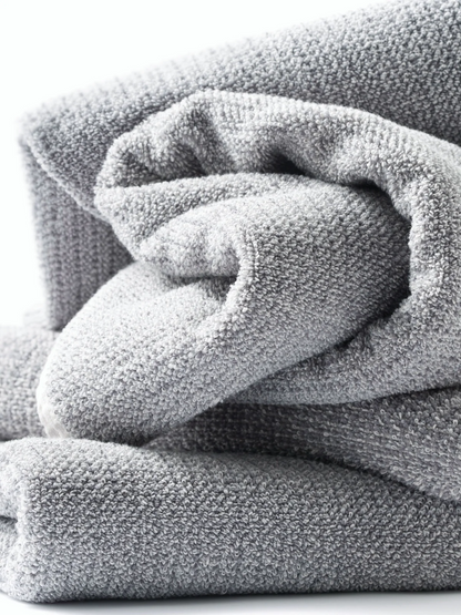 Tweed Grey Bath Towel