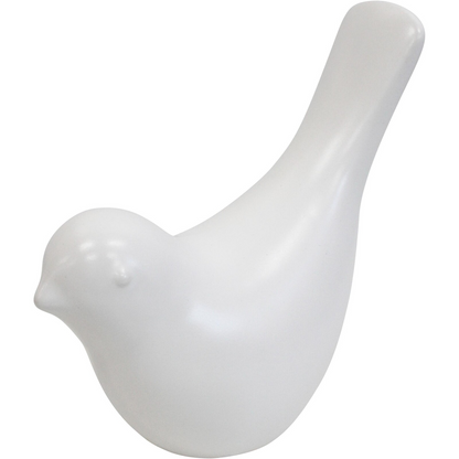 Bird Ornament - Satin White