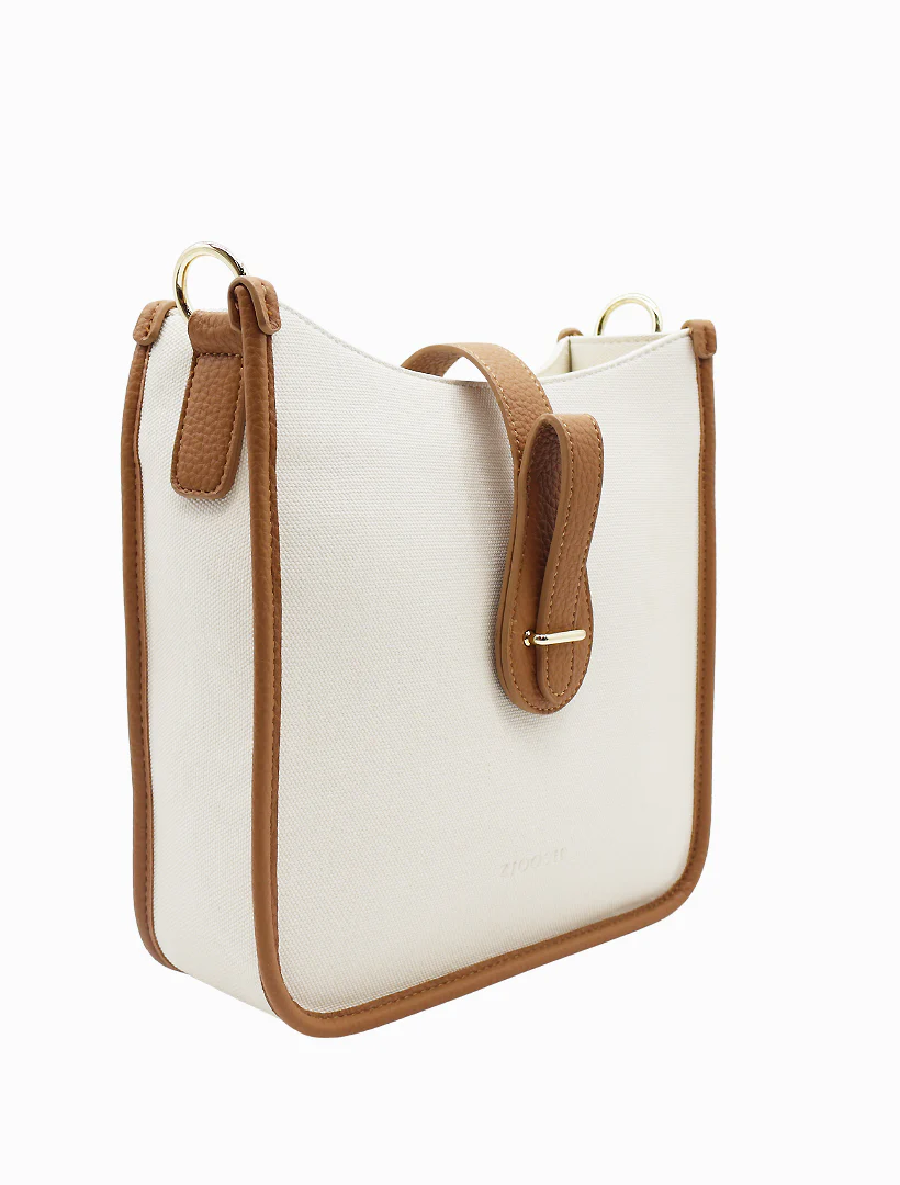 Dominic Max Canvas Bag - White