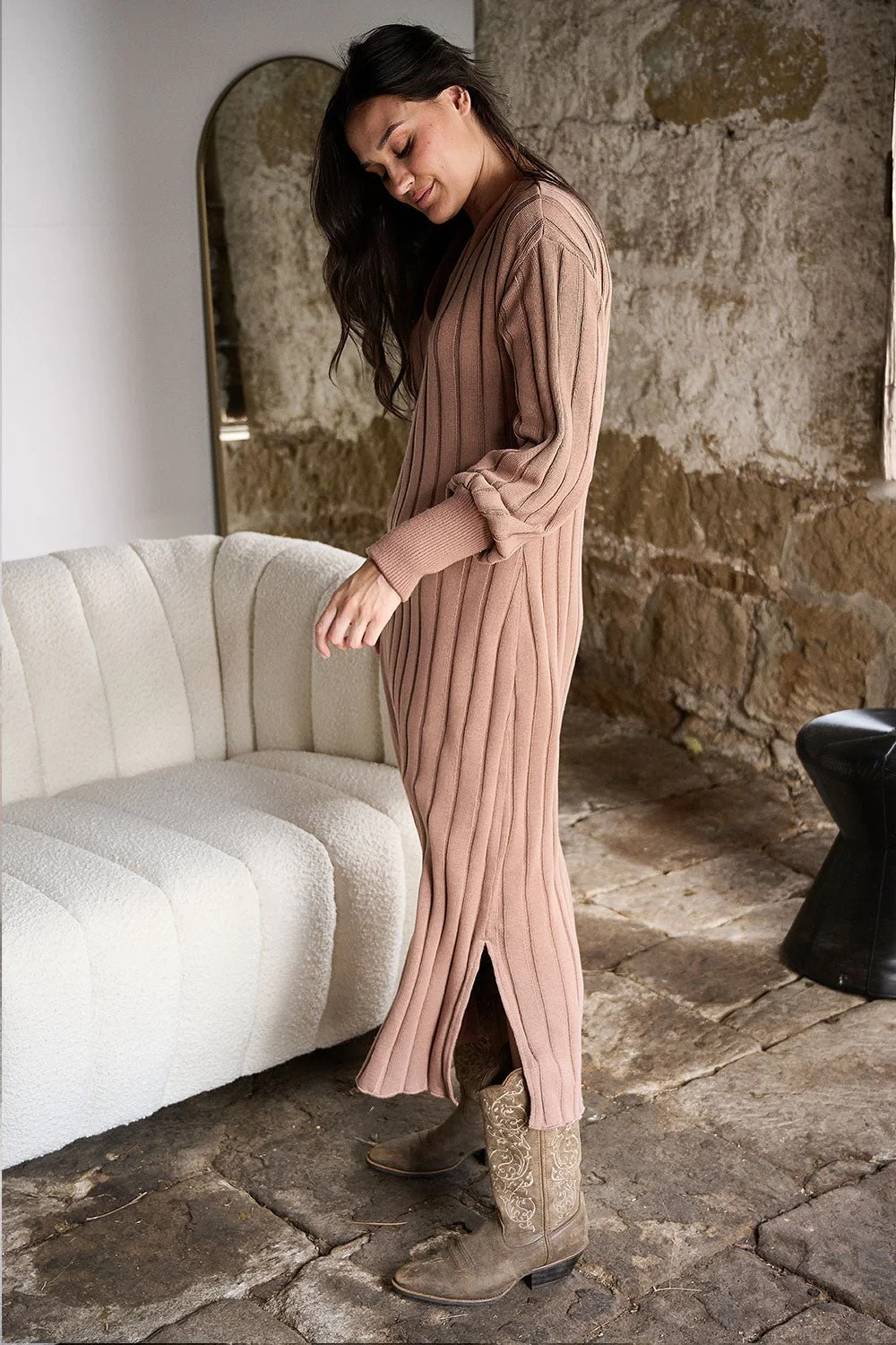 Arlow Dress - Clay