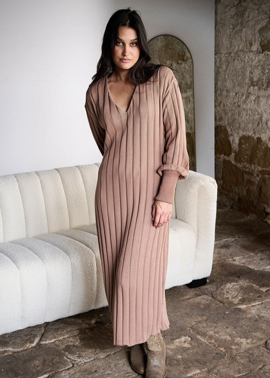 Arlow Dress - Clay
