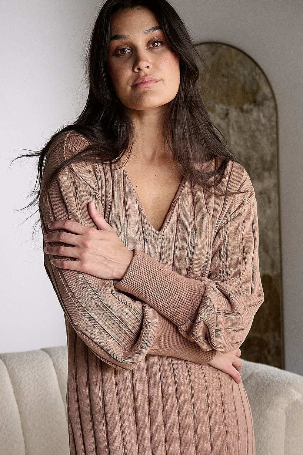 Arlow Dress - Clay