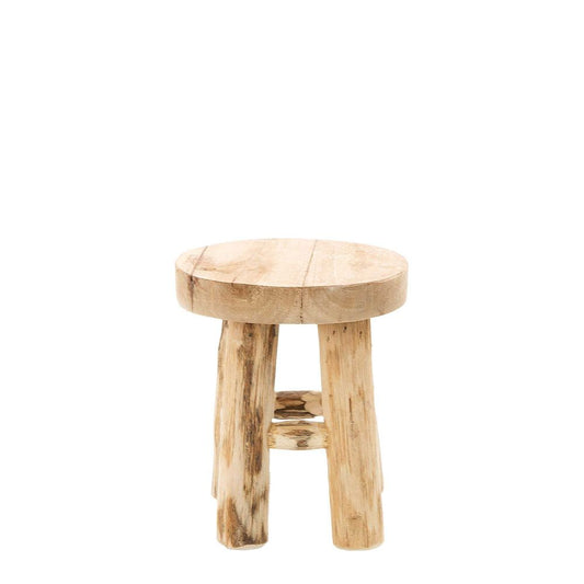 Teak Stool - Natural