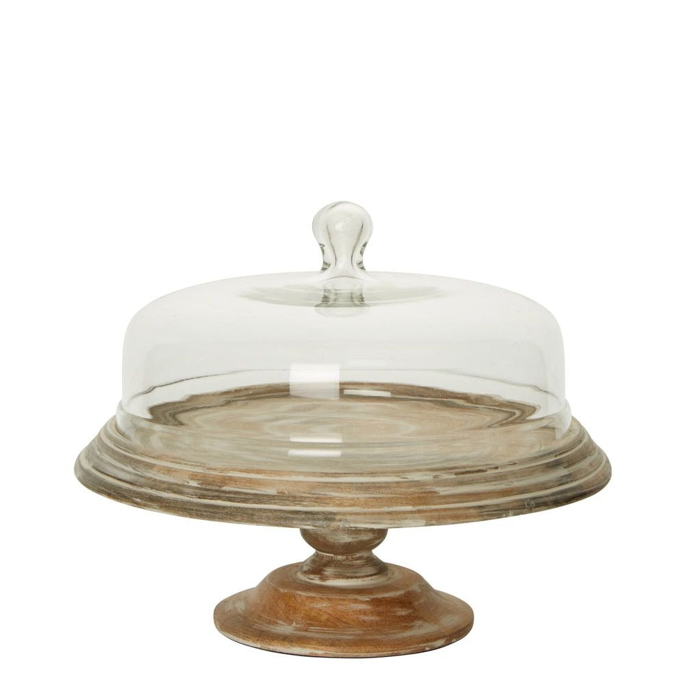 Bessie Glass Cloche Cake Stand