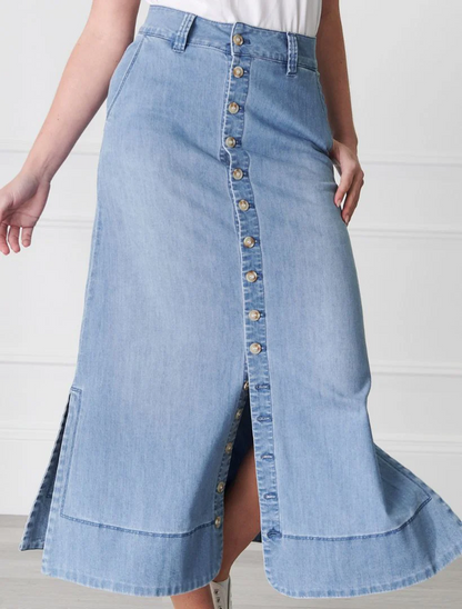 Goldie Summer Wash Denim Skirt