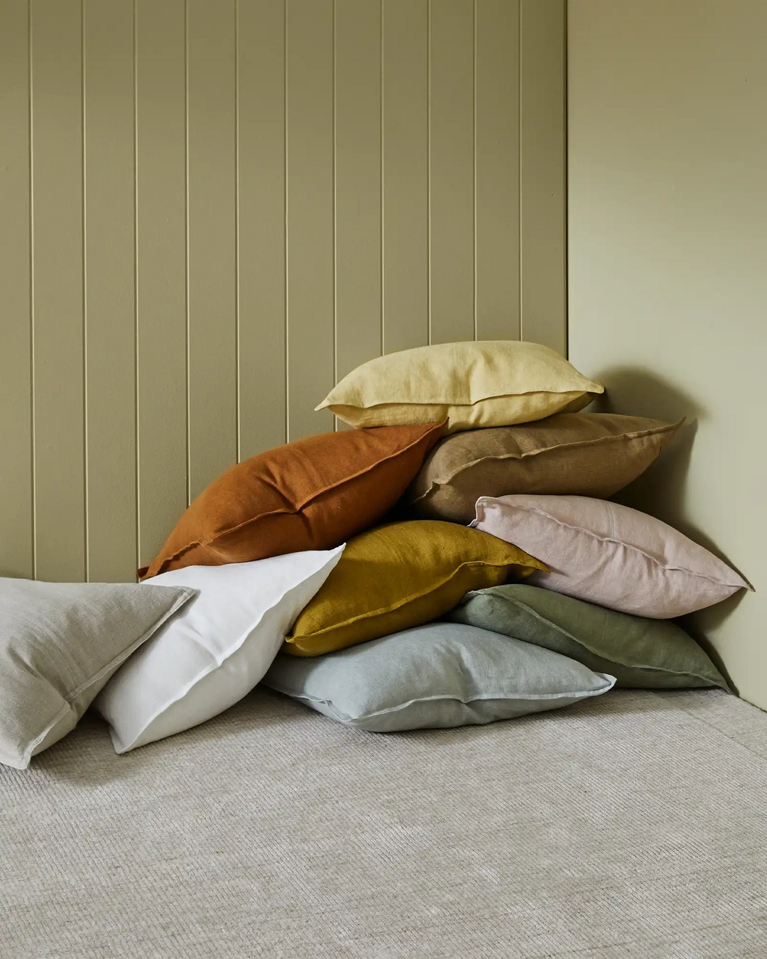 Como Rectangle Cushion - Olive
