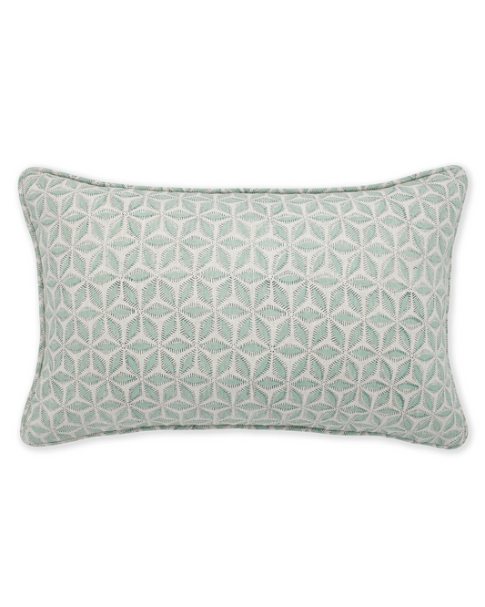 Hanami Light Blue Rectangle Cushion