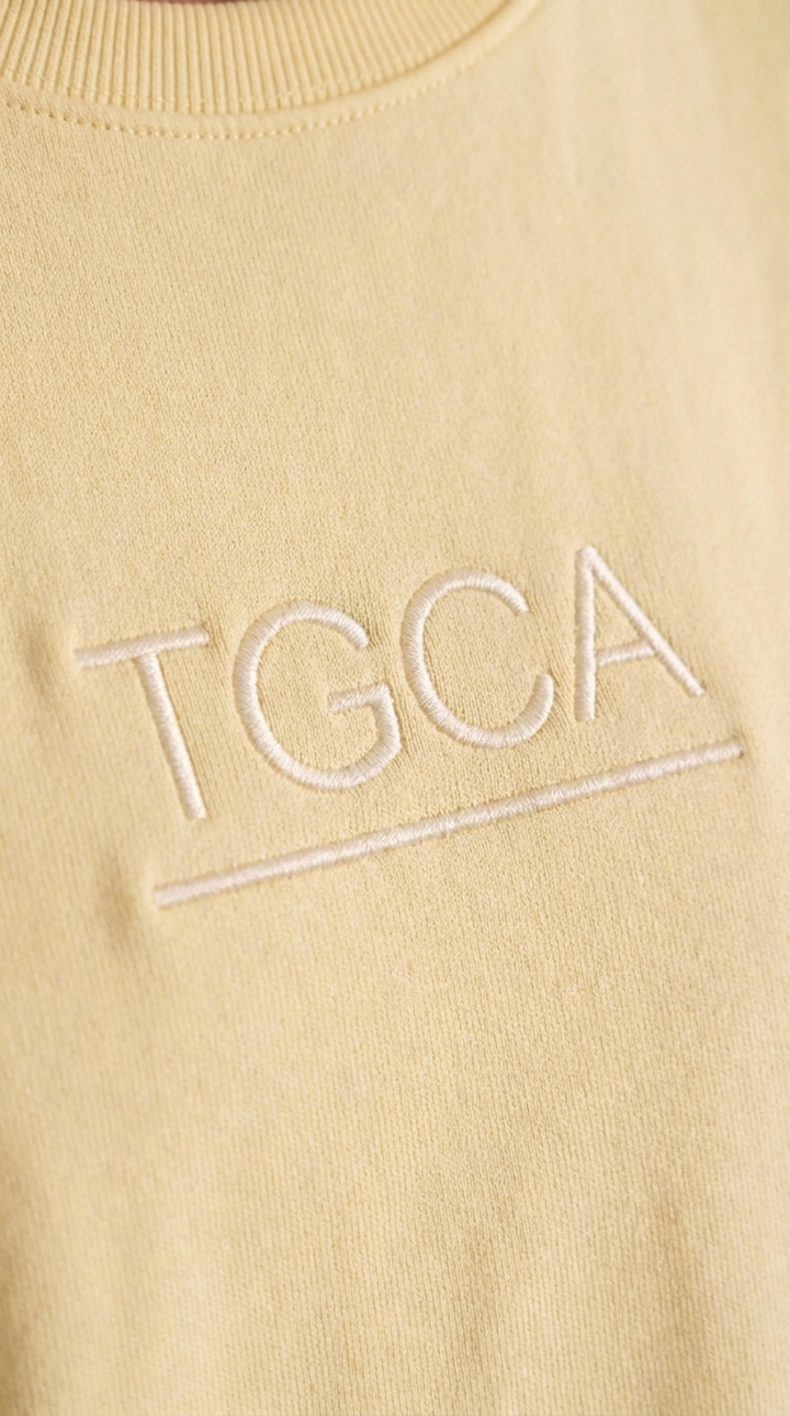 TGCA Vintage Grace Sweater - Butter Yellow