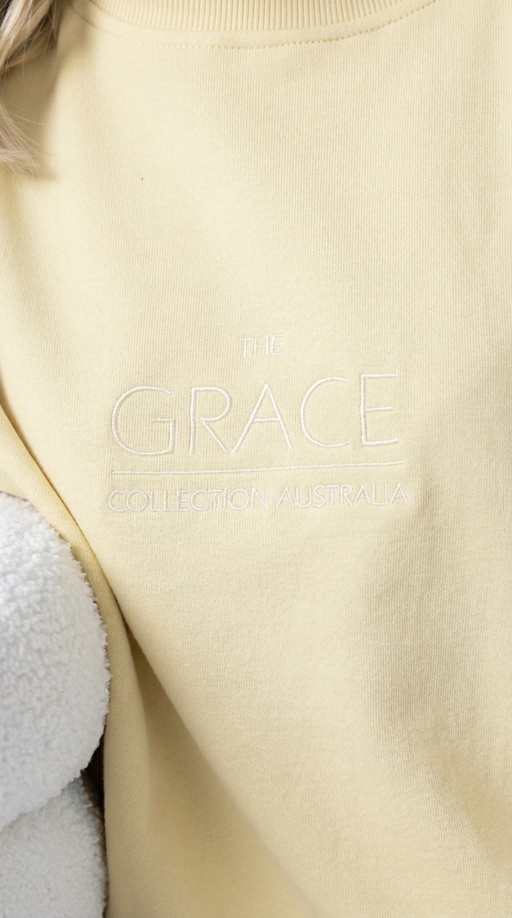 TGCA Vintage Grace Sweater - Butter Yellow