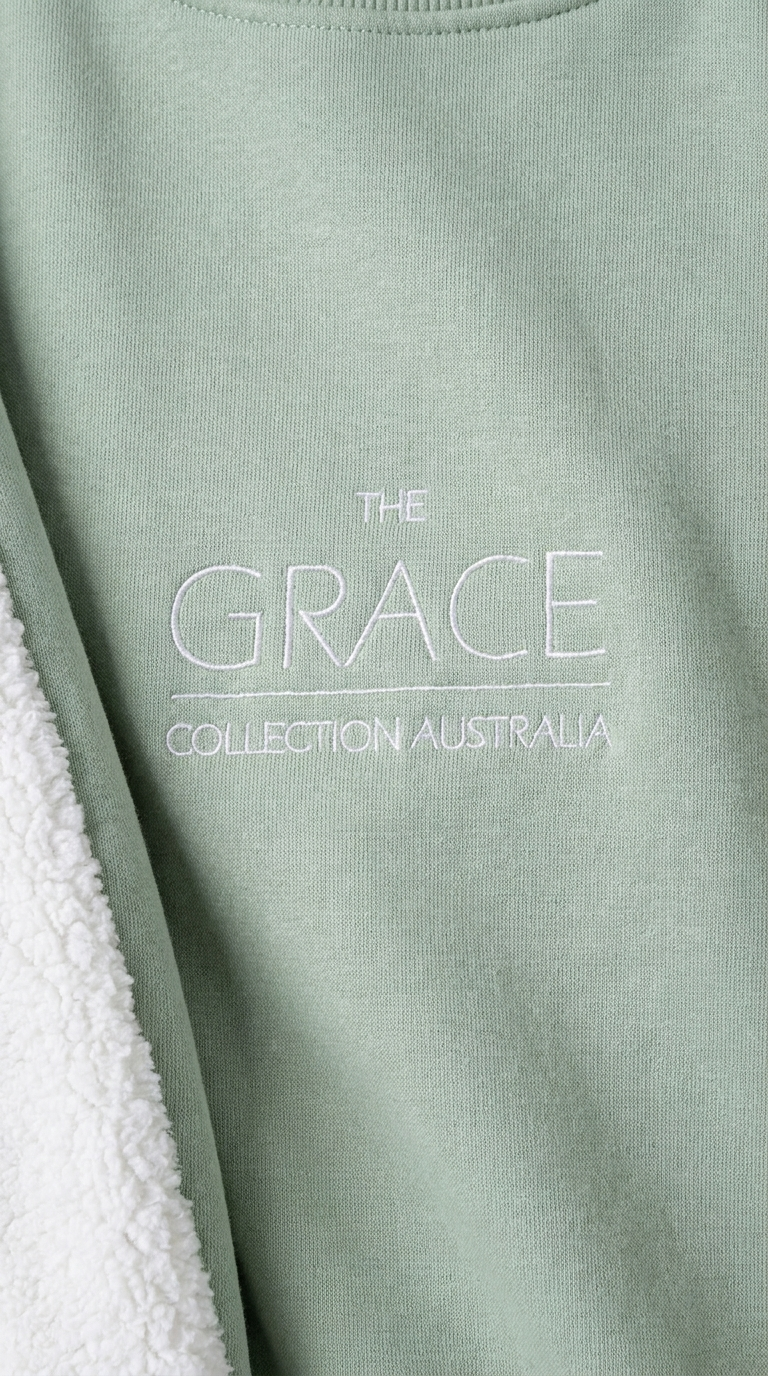 TGCA Vintage Grace Sweater - Soft Sage