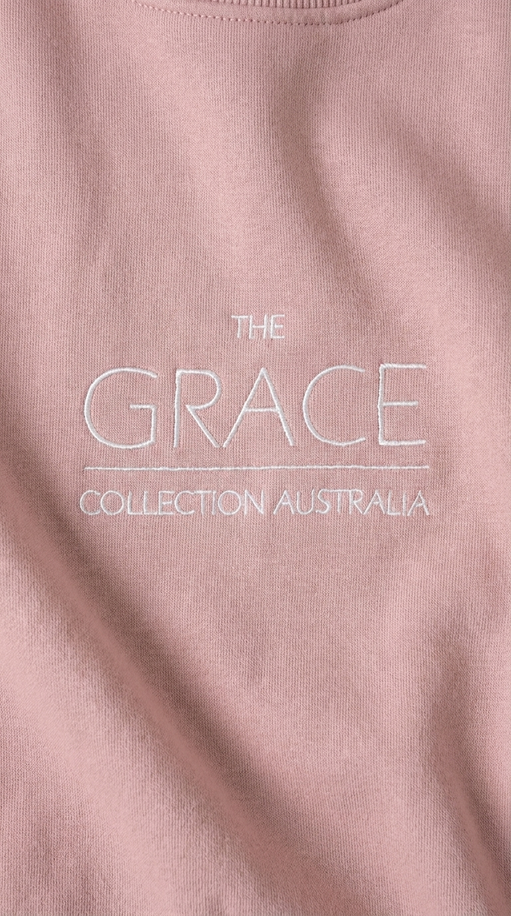 TGCA Vintage Grace Sweater - Soft Dusty Pink