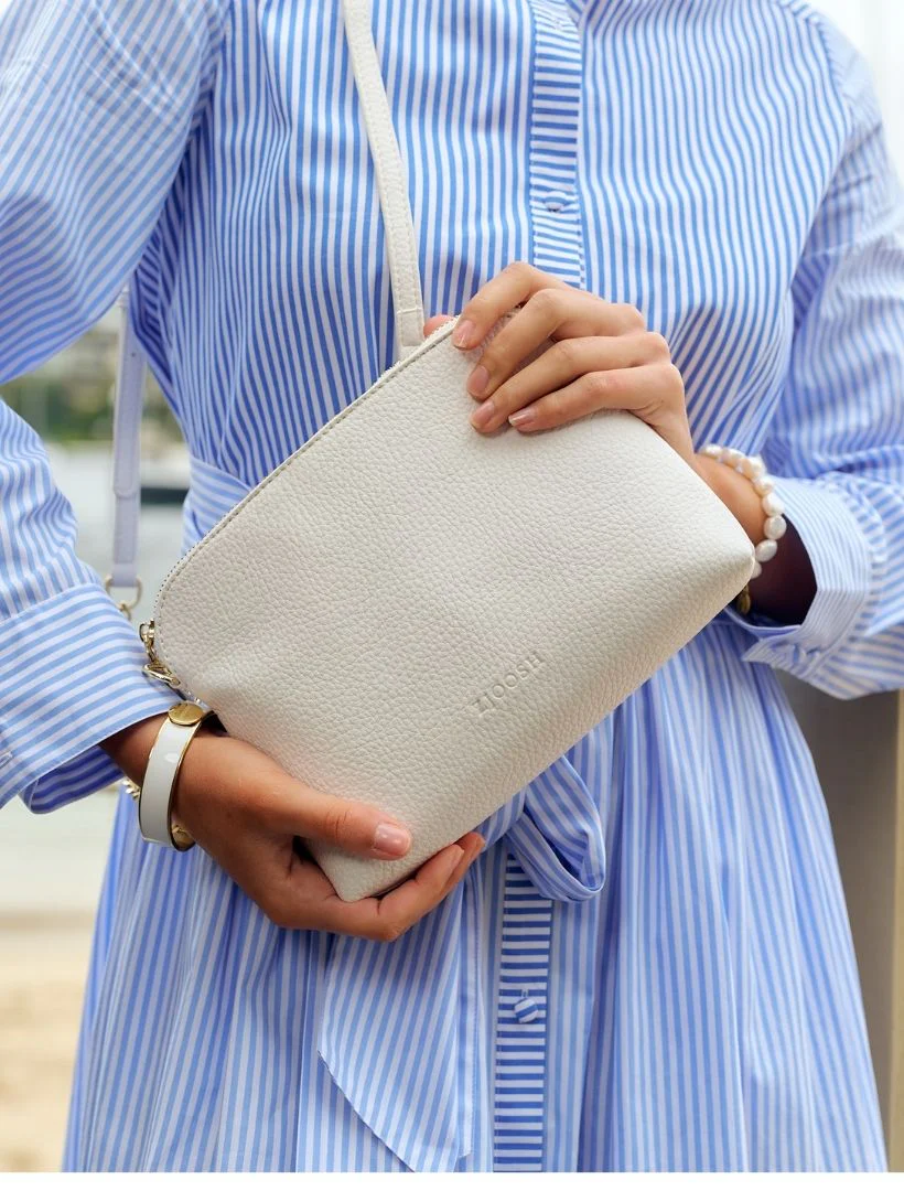 Hudson Cross Body Bag - White