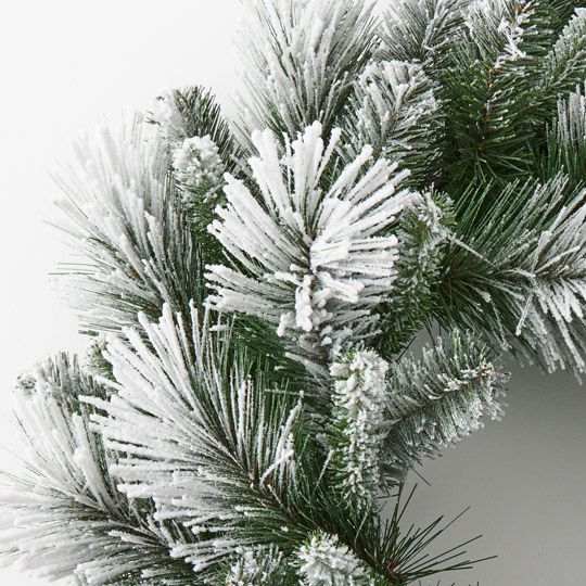 Aspen Pine Wreath - White Green