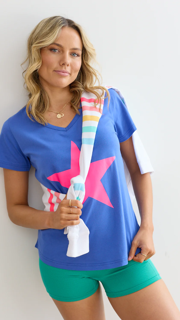 Freedom T-Shirt - Cobalt