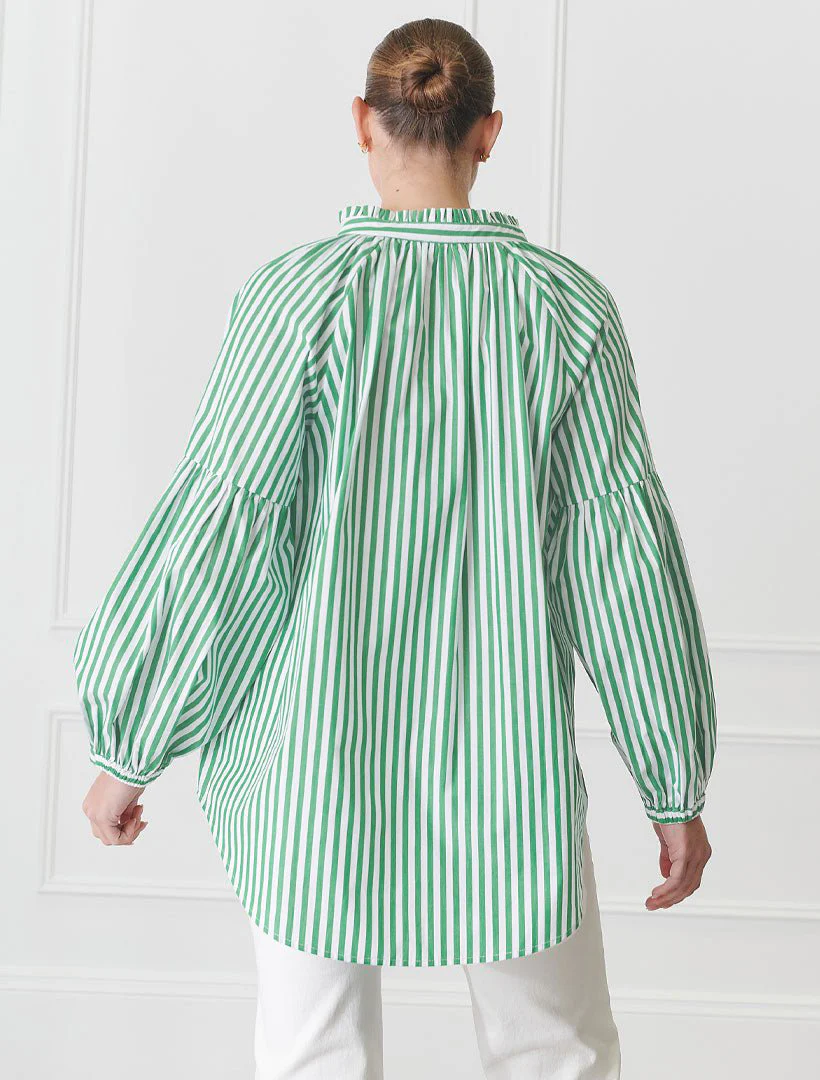 Kell Stripe Shirt - Green
