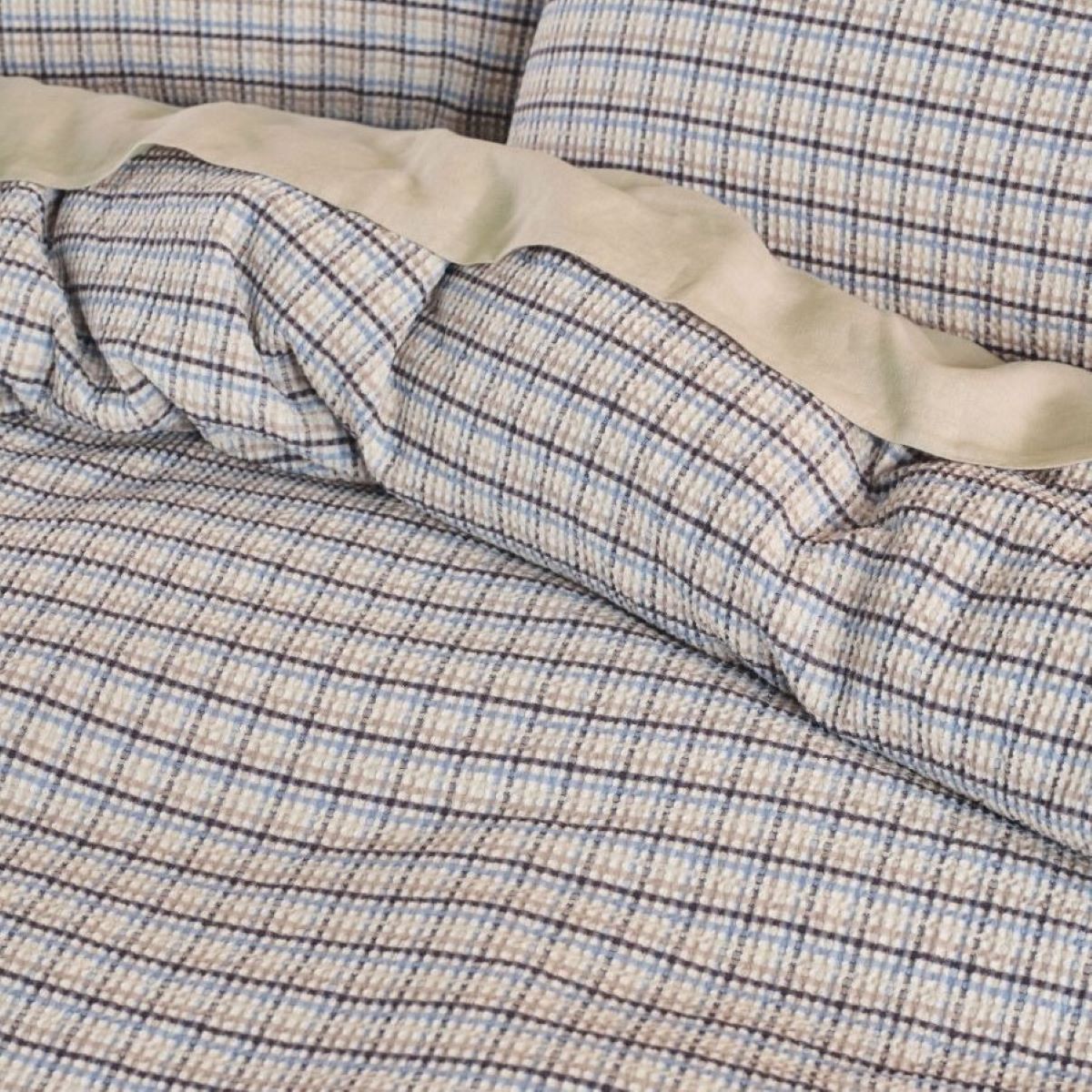 Highland Quilt Cover Set (Double) - Ink