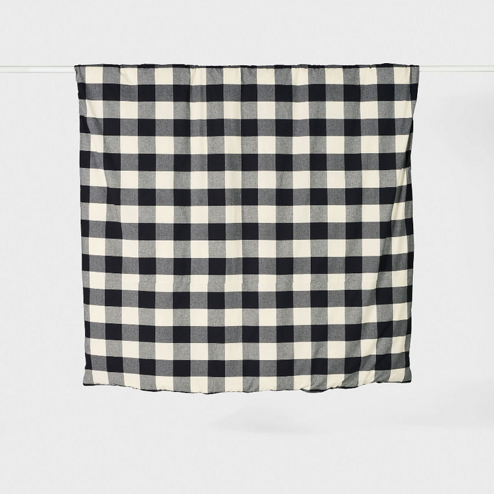 Wren Quilt Cover Set (Single) - Black