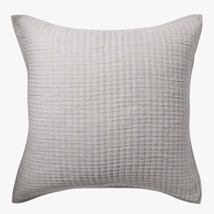 Maddox European Pillowcase - Silver