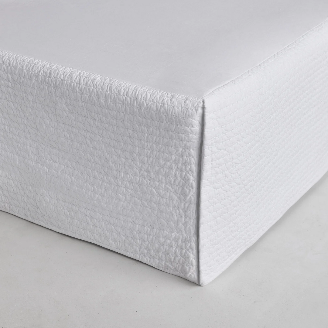Pure Cotton Valance (King) - Aspen White