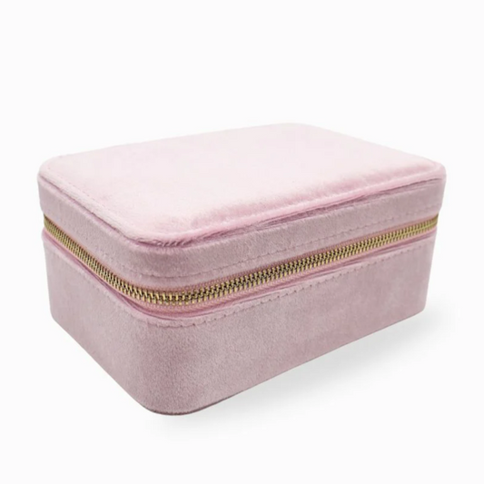Rectangle Jewellery Case - Pink