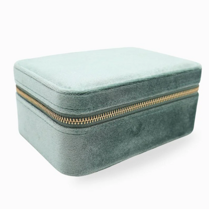 Rectangle Jewellery Case - Sage