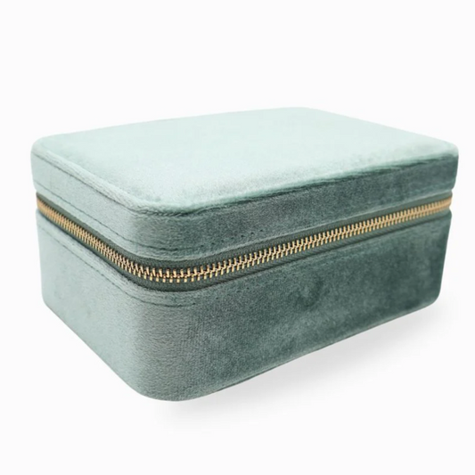 Rectangle Jewellery Case - Sage
