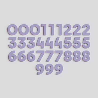 Strong Number Magnets - Grape