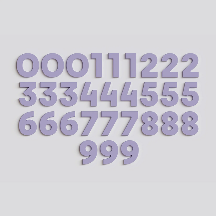 Strong Number Magnets - Grape
