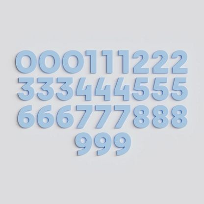 Strong Number Magnets - Sky