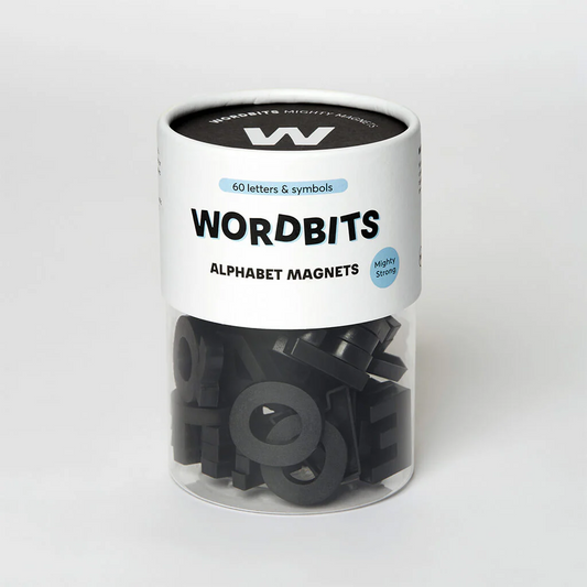 Strong Alphabet Magnets - Black